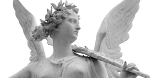 statue of an angel to represent angel investors as sources of funding for your startup.